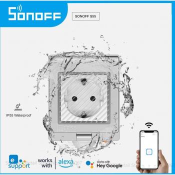 Enchufe Inteligente Impermeable Sonoff S55