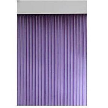 Cortina de Puerta Cinta Duero Lila Transparente 90x210 cm