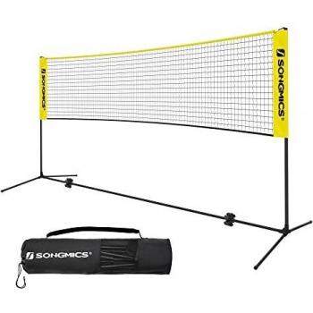 4m Yellow Badminton and Tennis Net Set