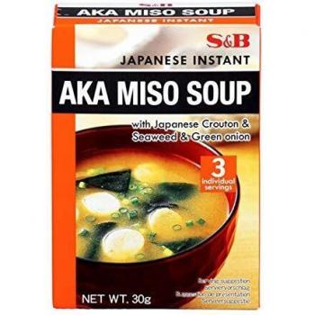 Sopa Miso Instantánea S&B, 3 raciones