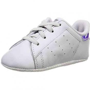 Giunti Scarpe Giovanili Stan Smith 17 EU Bianco-Argento