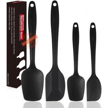 Set de 4 spatules en silicone pour la cuisson