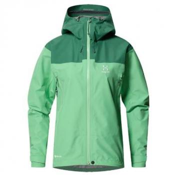 Chaqueta Haglöfs Roc Flash GTX para mujer verde