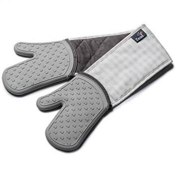 Silicone Double Oven Glove – French Grey