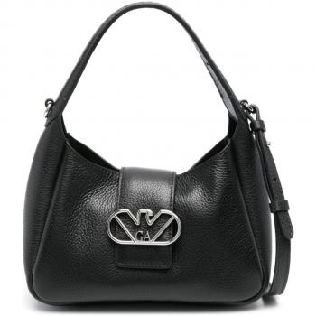 Emporio Armani Black Leather Handbag for Women