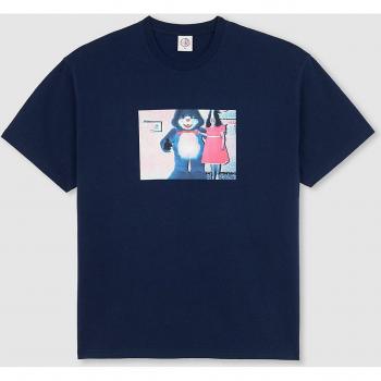 Camiseta Polar Skate en Azul Pink Dress