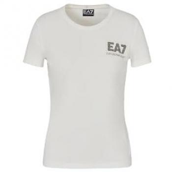 Emporio Armani EA7 T-Shirt Écru Regular Fit