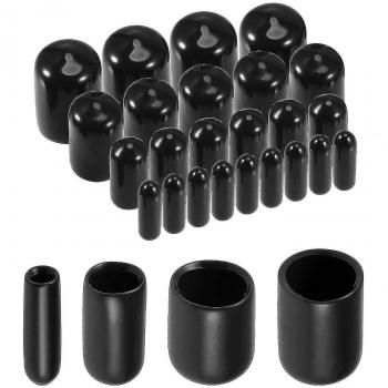 Tapa Final de Goma 40P – Protección Redonda para Tornillos 1/8‑1/2
