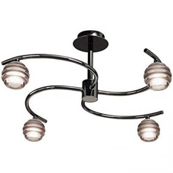 Lampada MantraSphere 4xG9 Semi Incasso Nero