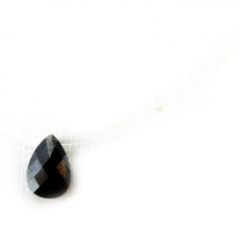 Choker de Cable Plata “Essencial” Negro – 10×7 mm