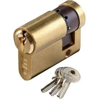 Iseo Cavers Mezzo Cilindro City Iseo 30x10mm Ottone Lucido 520930127V03