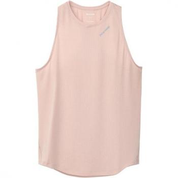 Light Pink Race Tank XL Women's Cotton Shirt