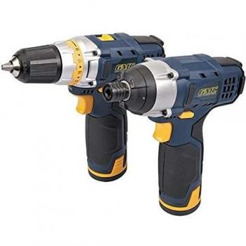 Ensemble perceuse-visseuse sans fil 12V avec 2 batteries