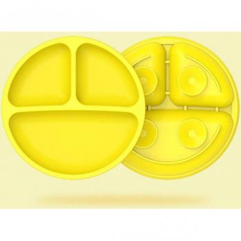Assiette à succion silicone pour enfants
