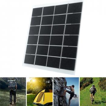 Panel Solar Portátil 12V 4.2W Cargador de Batería
