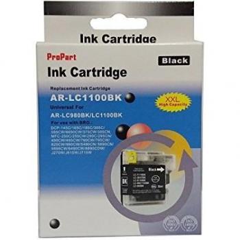 28ML Brother Compatibl LC61 Bk LC980 BK LC1100 ALTA CAPACITA
