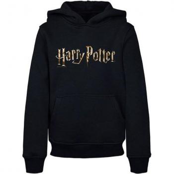 ABSOLUTE CULT Basic‑Hoody mit Cape‑Logo – Herren‑Kids‑Version – Schwarzer Hoodie – 1 Stück – 65