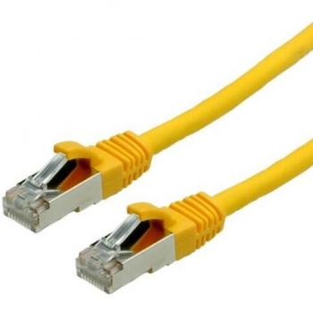 Cable de interconexión Cat.6 S/FTP amarillo 0.5m