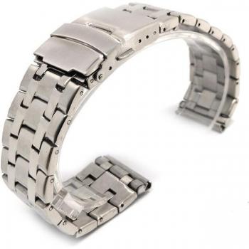 Correa de Reloj Universal Acero 20mm Hebilla Doble