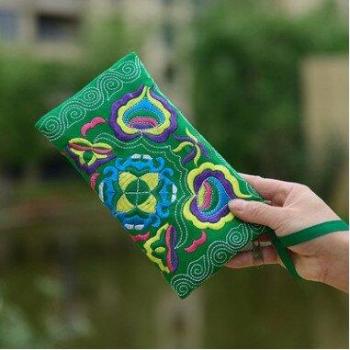 Embroidered Coin Purse for Women