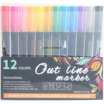 Highlighting Marker Pen Pack (8/12 pcs) for Notes