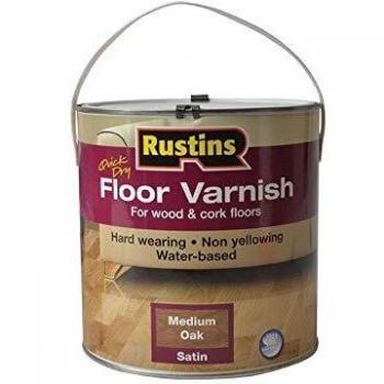Rustins Quick Dry Medium Oak Floor Varnish