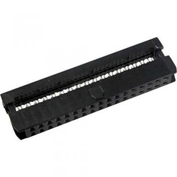 TRU COMPONENTS 1589689 16-Pin Dual Row Connector with Strain Relief