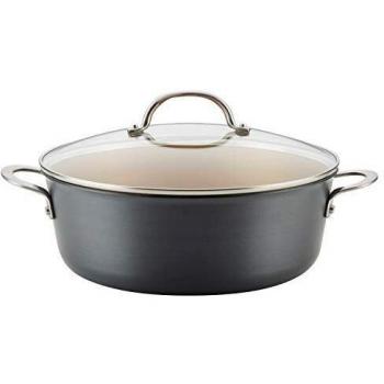 Ayesha Curry Chef’s Choice 7.5 Quart Stock Pot, Lid Included