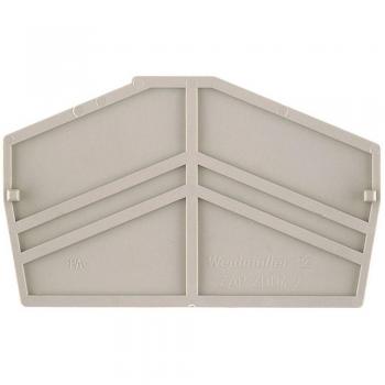 Piastra terminale Weidmüller ZDU 4-2 /2 Beige 1 pz