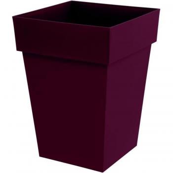 Pot de Fleur Carré Mi-Haut Ecolux Toscane 51 L