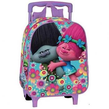Mochila Trolls Cooper con Ruedas 28 CM