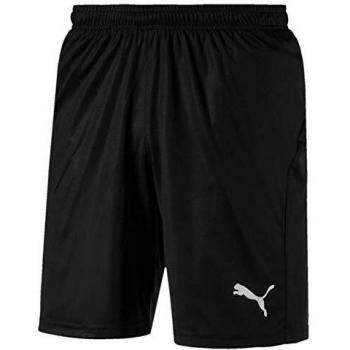 LARGE PUMA MEN LIGA CORE TRAINING SHORTS (BLACK/WHT)