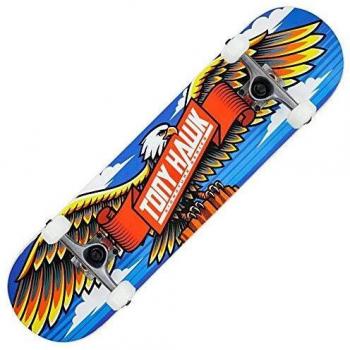 Tony Hawk SS 180 Factory Complete Skateboard Wingspan Multi Colour 8 Inch Wide