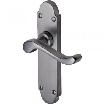 Savoy Twin Lever Door Latch Set – Satin Chrome