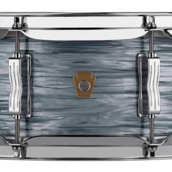 Ludwig Legacy Mahogany Jazz Festival Snare Drum 14x5.5 Blue Oyster