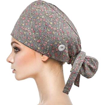 Sombrero Bouffant para Scrubs con Botones