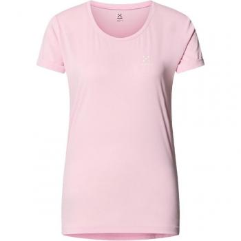 Maglietta Donna Haglöfs Ridge Hike Maniche Corte Rosa Chiaro S