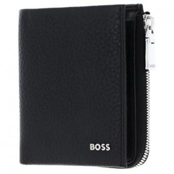 Caisse à Cartes BOSS Noir en Cuir – New Crosstown Zip Wallet 284443