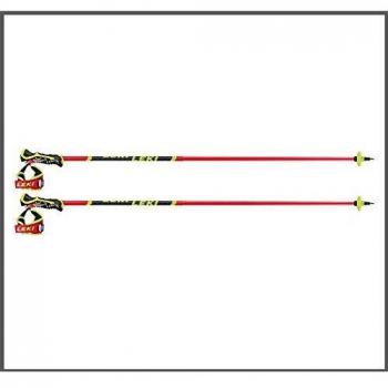 Leki Trekking Poles Unisex Rosso Fluo Giallo 135 cm