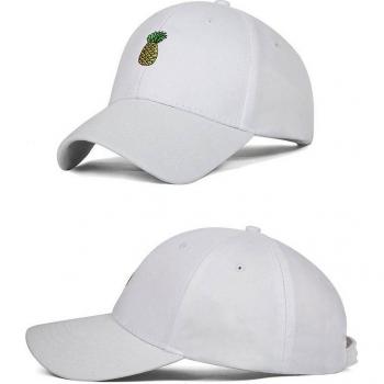 Polo-Stil Baseballkappe Unisex mit Ananas-Logo