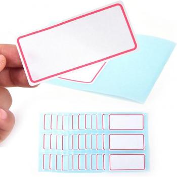 Etiquette pot et bouteille 12 feuilles auto-adhésives