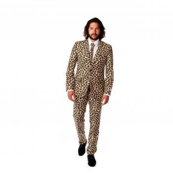Opposuits Partyanzug The Jag Leoparden Kostüm – Halloween & Karneval Anzug (Größe 46)