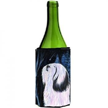 Tibetan Terrier Wine Bottle Sleeve