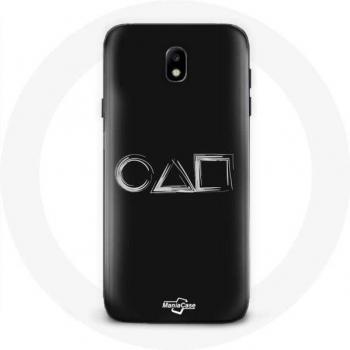 Black Squid Game Samsung S4 Protective Case – Triangle & Symbols