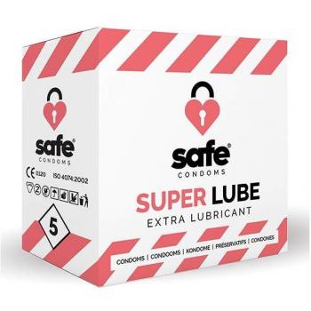 Préservatifs Ultra Safe Super Lube X5