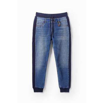 Jogger Jeans Blu 32 Desigual Uomo Ibridi