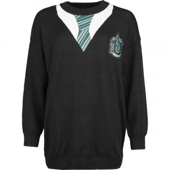 Pulóver de punto Slytherin en negro XL femenino