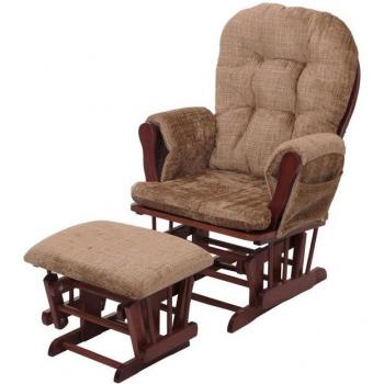 MCW Chenille Relaxsessel hellbraun