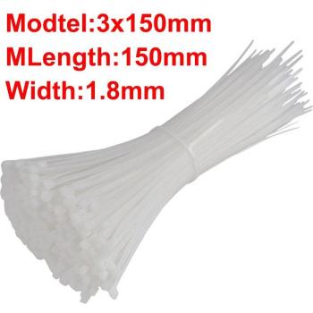 100PCS Assorted Nylon Cable Ties