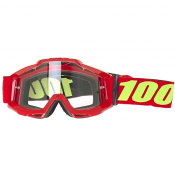 Accuri Skibrille Saarinen – 100% Rot/Klar